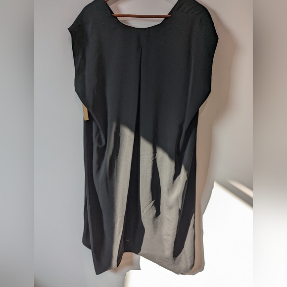 Rachel Rachel Roy Black Sleeveless Asymmetrical Dress - Picture 8 of 9